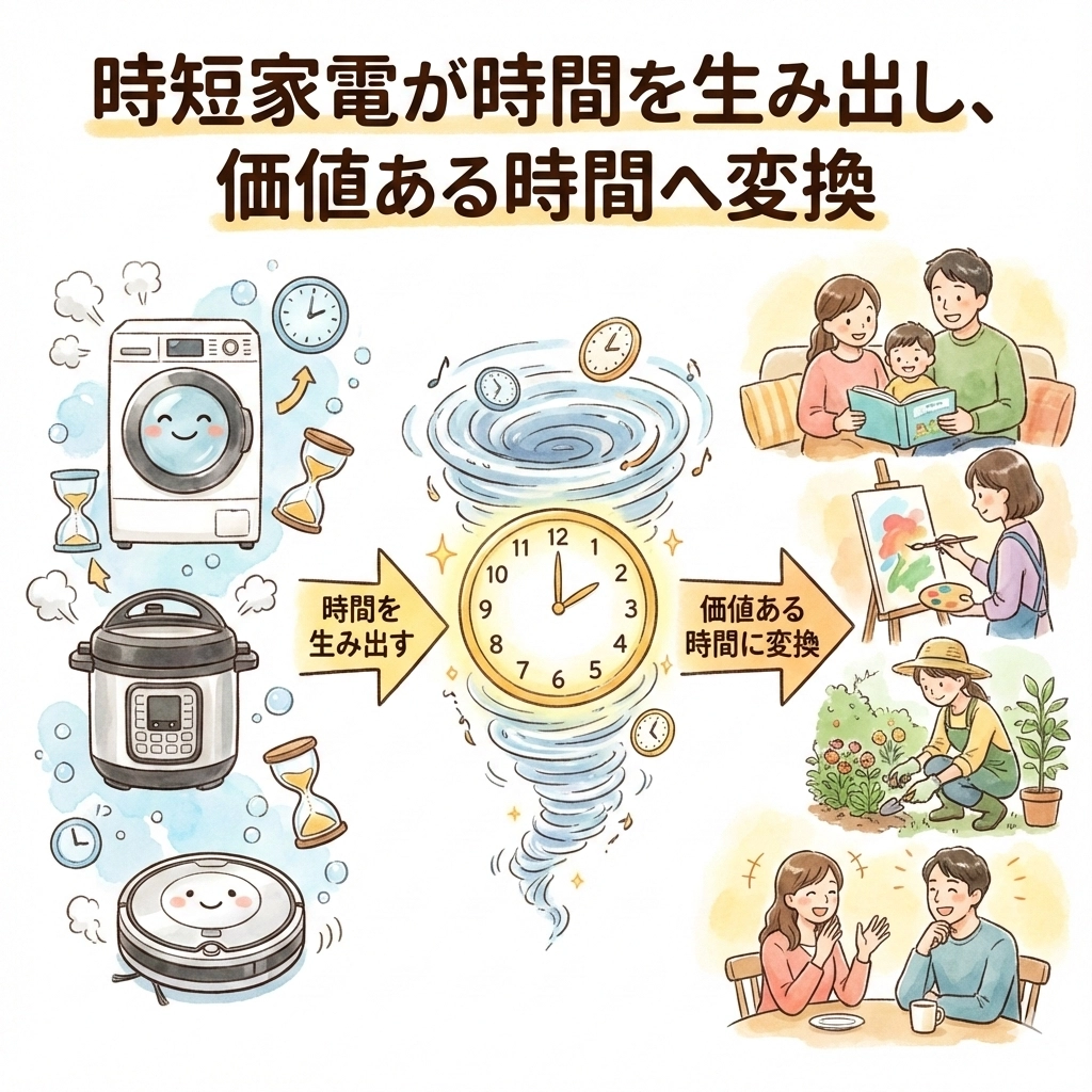 時間を生み出す時短家電