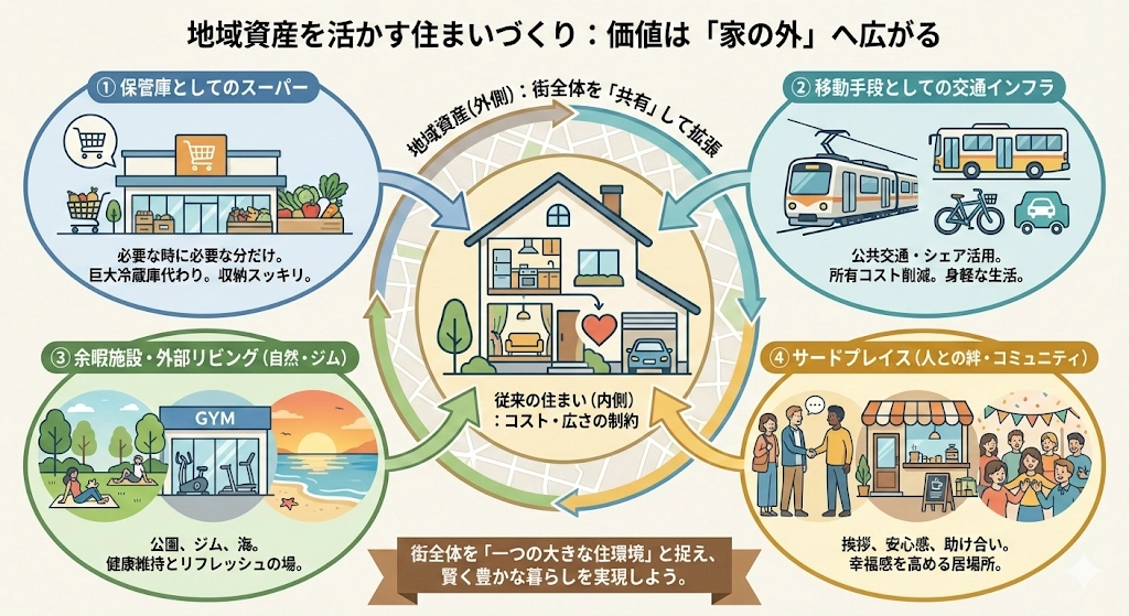 地域資産の活用イメージ